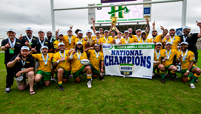 Principia (DII) and Cal Poly Humboldt (Small College) win National Championships
